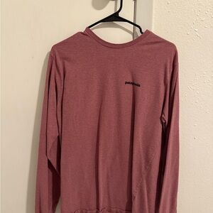 Patagonia Long Sleeve Tee - Maroon
